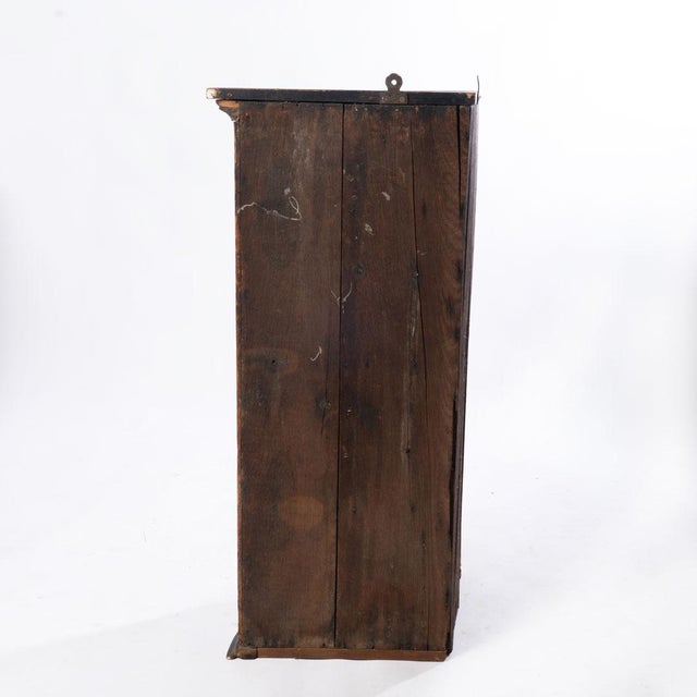 18th Century Painted Hanging Corner Cupboard For Sale - Image 18 of 18