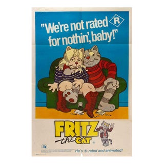 Fritz the Cat Film Poster, Australia, 1972 For Sale