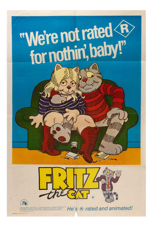 Fritz the Cat Film Poster, Australia, 1972