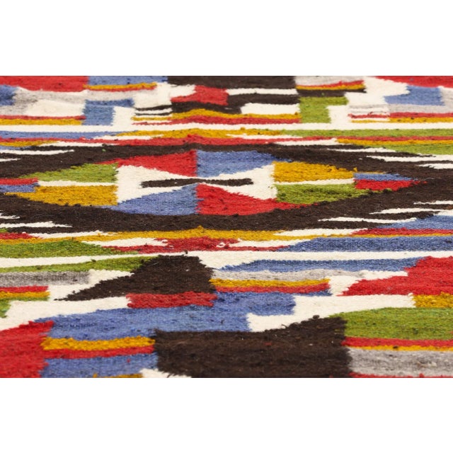 Late 20th Century Vintage South American Chancay Pájaro Peruvian Kilim Rug - 05'11 X 07'00 For Sale - Image 5 of 9