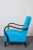 Set of Art Deco Blue Armchairs, 1920s For Sale - Image 4 of 11