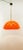 Vintage Orange Polycarbonate Pendant For Sale - Image 4 of 7