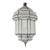 Art Deco Style White Milk Glass Handmade Chandelier, Pendant or Lantern For Sale