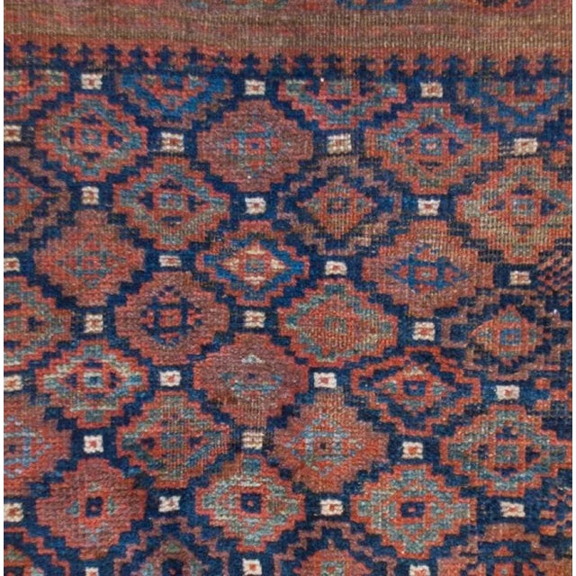 Traditional 19th Century Petite Baluch Rug For Sale - Image 3 of 3