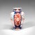 C.1940 Vintage Art Deco Japanese Ceramic Baluster Imari Urn For Sale - Image 6 of 13