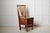 Wood Antique Swedish Folk Art Chair For Sale - Image 7 of 9