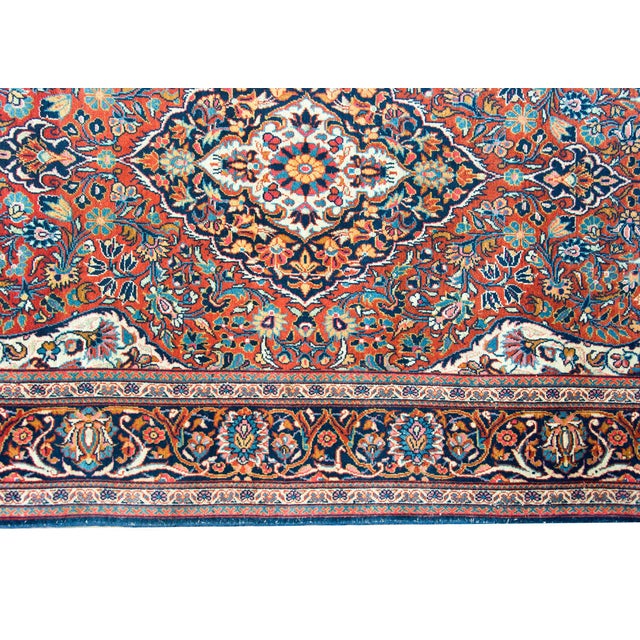 Early 20th Century Persian Kashan Rug For Sale - Image 9 of 15