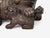 Chinese Export, Opposing Foo Dogs, Solid Teakwood, Glass, China, 19th C. For Sale - Image 10 of 18
