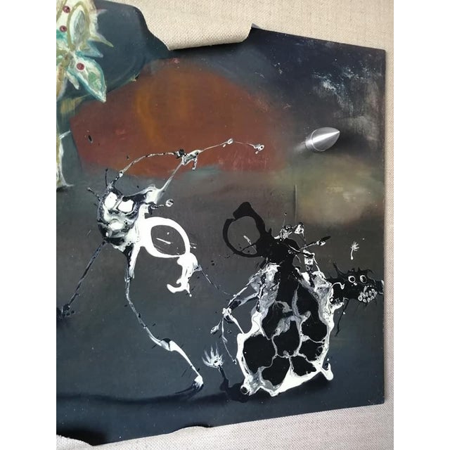 Pg2g 2018 oil acrylic panel 70x50x3 this piece has an attribution mark, i am sure that it is completely authentic and take...