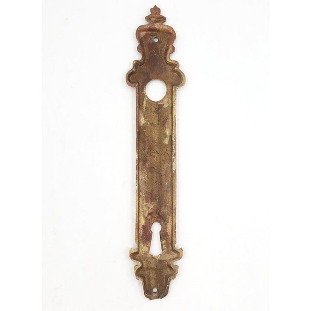Mid 20th Century Pair of Belgian French Bronze Door Back Plates For Sale - Image 5 of 7