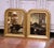 This elegant pair of antique French petite mirrors, crafted circa 1860, showcases the timeless simplicity and refined...