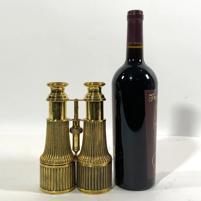 Nautical Solid Brass Marine Binoculars For Sale - Image 3 of 7