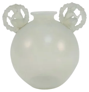 Ronsard Opalescent Vase by René Lalique, 1926