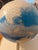 1990s Vintage 1998 Munich Re 'Globe of Natural Hazards' on Lucite Scale Stand - Rare Insurance Cartography Curio For Sale - Image 5 of 7