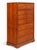 1970s National Mt. Airy Campaign-Style Tall Chest With Brass Hardware For Sale - Image 11 of 14