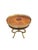 Wood Vintage French Louis XVI Style Marquetry Gueridon Side Table For Sale - Image 7 of 7