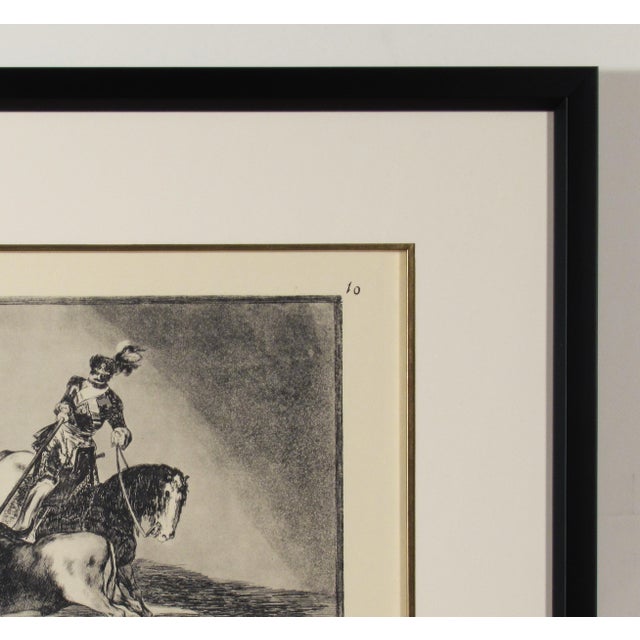 Black La Tauromaquia, Plate #10, 1815-1816 For Sale - Image 8 of 10