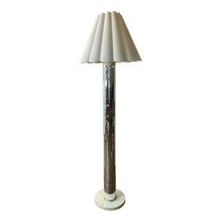 Vintage Disco Mirror Floor Lamp For Sale
