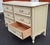 Mid 20th Century French Provincial Style Cream Painted and Partial Gilt Double Dresser For Sale - Image 14 of 15