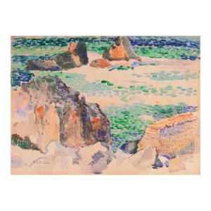 'California Coast' by William Gaw, Museum of Modern Art, Art Institute Chicago, California School of Fine Art, Los Angeles County Museum of Art