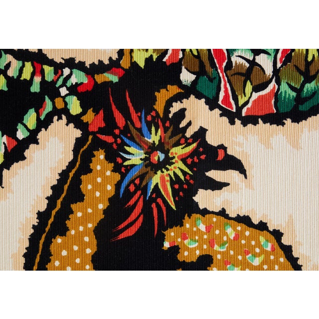 Mid-Century Modern Silkscreen Tapestry Fanfare from Jean Lurçat, Ed.Corot 1950s For Sale - Image 3 of 8