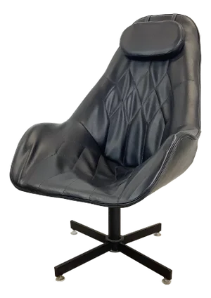 Vintage Modern Highback Swivel Lounge Chair