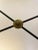 French Art Deco Wrought Iron & Brass Side Table with Arrows in the Style of André Arbus, 1940s For Sale - Image 10 of 14