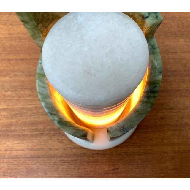 Postmodern Stone Table Lamp, 1980s For Sale - Image 4 of 18