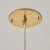 1960s Brass and Bubble Glass Pendants by Helena Tynell, Unmarked - a Pair For Sale - Image 10 of 12