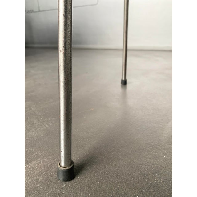 スツール Arne Jacobsen 3170 Teak FRITZ HANSEN Vintage 3 legged model 3170 Dot stool by Arne Jacobsen for