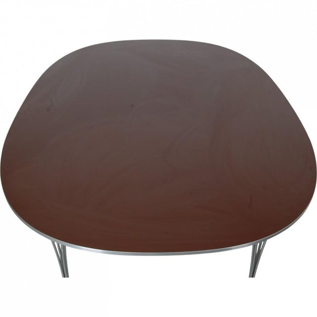 1970s Brown Dining Table by Piet Hein, 1970s For Sale - Image 5 of 12