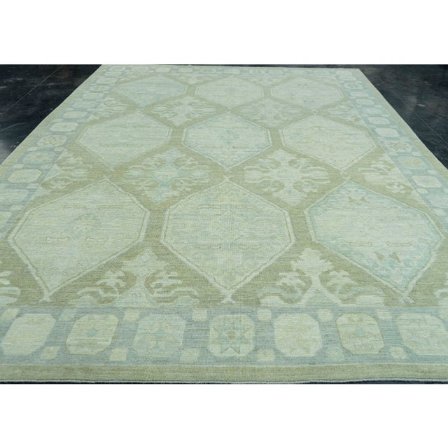 Early 21st Century Turkish Oushak Rug 10' x 14' #20074 For Sale - Image 5 of 8