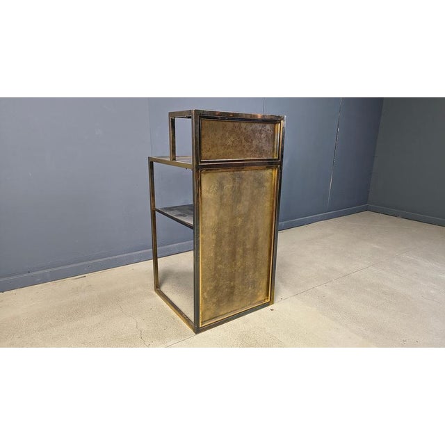 Vintage Brass Bar Counter by Belgochrom, 1970s For Sale - Image 6 of 18