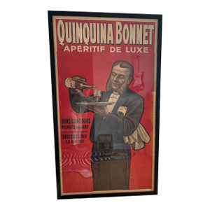 1920s Quinquina Bonnet French Wine Poster