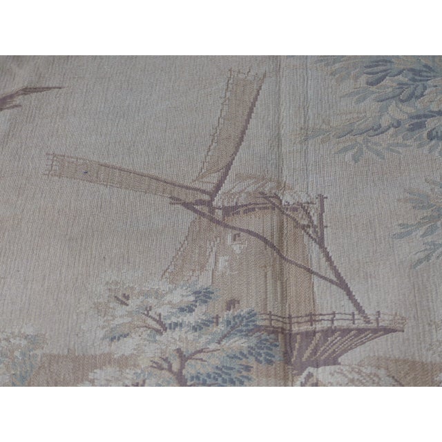 1920s Vintage Tapestry Wall Hanging For Sale - Image 9 of 12