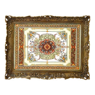 Tray Porcelain Bronze Ormolu For Sale