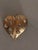Mid-Century Modern 1940s Kramer Gold and Rhinestone Heart Brooch For Sale - Image 3 of 8