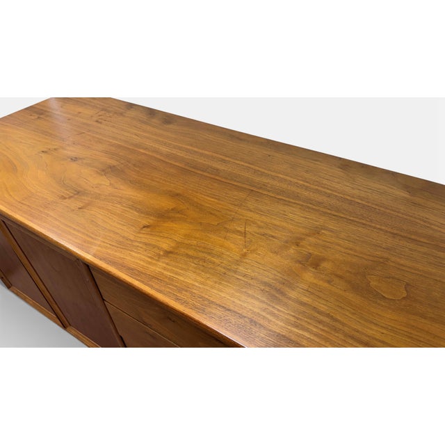 Brown Kipp Stewart for Drexel Mid Century Modern Declaration Credenza or Buffet For Sale - Image 8 of 18