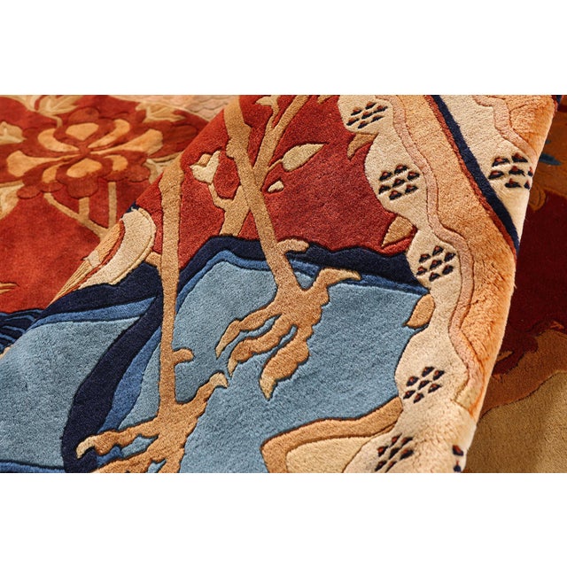 Vintage Chinese Pictorial Rug, 09'11 X 07'11 For Sale In Dallas - Image 6 of 10