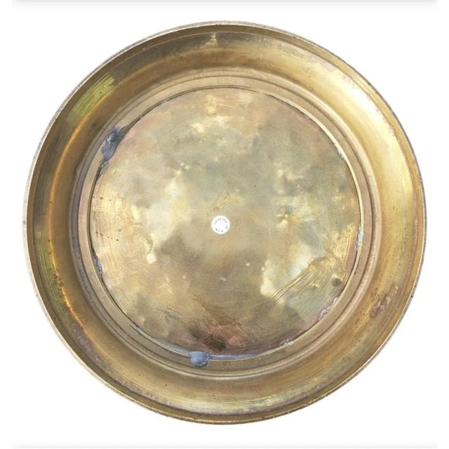 Vintage Ribbed Brass Umbrella Stand Cane Holder, Circa 1960s For Sale In Washington DC - Image 6 of 7