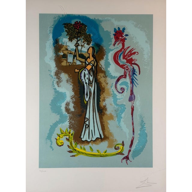 ARTIST: Salvador Dali TITLE: Ivanhoe Rowena MEDIUM: Lithograph SIGNED: Hand Signed by Salvador Dali EDITION NUMBER: 36/250...