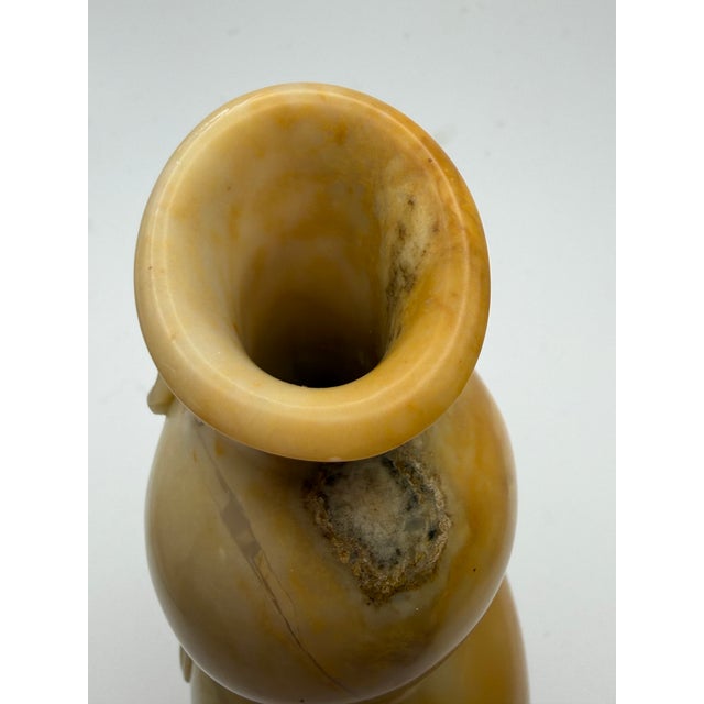 Vintage Soapstone Carving Eith Mythical Creature For Sale - Image 12 of 12