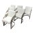 Milo Baughman Style Cantilever Dining Chairs, Set of Six For Sale