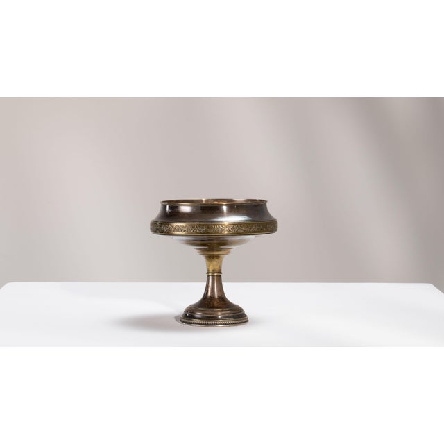 1920s France Art Deco Brass Metal Serving Piece For Sale - Image 4 of 15