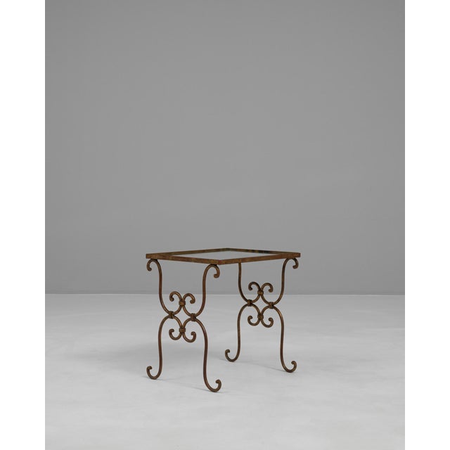 20th Century French Brass Coffee Table With Glass Top For Sale - Image 17 of 18