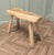 Rustic Stool from a Slice of Solid Live Edge of Yew Wood A slice of yew wood cut from one piece of the Tree, flat with a...