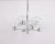 Mid-Century Orbital Pendant Lamp attributed to Kaiser Idell / Kaiser Leuchten, Germany, 1970s For Sale - Image 9 of 13