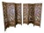 North African Carved Pierced 4-Fold Screens, 1960s, Set of 2 For Sale