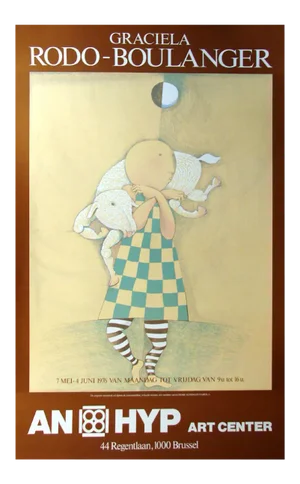 1976 Graciela Rodo Boulanger Home Koningin Fabiola Poster