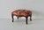 French French Louis XV-style Carved Wood Upholstered Tufted Cabriole Legs Footstool Ottoman Vintage For Sale - Image 3 of 14